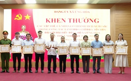 XÃ ỨNG HOÀ TỔ CHỨC CHÀO CỜ VÀ SINH HOẠT DƯỚI CỜ THÁNG 9.2025