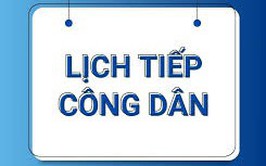Lịch tiếp công dân định kỳ của đồng chí Bí thư Đảng ủy phường, ngày 9/9/2025