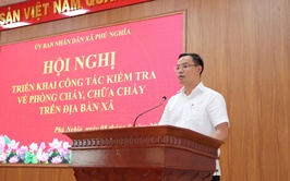 Xã Phú Nghĩa tổ chức hội nghị triển khai công tác kiểm tra phòng cháy, chữa cháy năm 2025