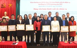 Đảng ủy UBND phường Vĩnh Tuy tổng kết công tác năm 2025 và triển khai nhiệm vụ năm 2026