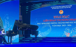 TÀI NĂNG NHÍ GIẢNG VÕ TỰ TIN TỎA SÁNG TẠI LIÊN HOAN NHẠC CỤ THÀNH PHỐ LẦN THỨ I