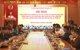 Xã Thanh Trì khen thưởng 2 tập thể, 66 cá nhân có thành tích xuất sắc trong công tác giải phóng mặt bằng dự án cầu Ngọc Hồi