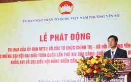 Phường Yên Sở phát động phong trào thi đua năm 2026: khơi dậy khát vọng cống hiến, lan tỏa sức mạnh đại đoàn kết toàn dân