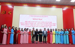 KHAI MẠC HỘI THI GIÁO VIÊN DẠY GIỎI VÀ NHÂN VIÊN
NUÔI DƯỠNG GIỎI CẤP MẦM NON NĂM HỌC 2025-2026
