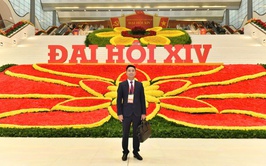 Đồng chí Nguyễn Đức Tiến - Bí thư Đảng ủy, Chủ tịch HĐND xã Minh Châu vinh dự là đại biểu dự Đại hội Đại biểu toàn quốc lần thứ XIV của Đảng 