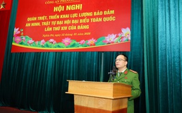 Công an phường Nghĩa Đô triển khai phương án bảo vệ Đại hội XIV của Đảng: Quyết tâm bảo đảm tuyệt đối an ninh, trật tự