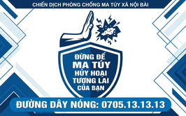 CÔNG BỐ ĐƯỜNG DÂY NÓNG TỐ GIÁC TỘI PHẠM MA TÚY
