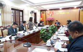 Quảng Oai  tăng cường lãnh đạo đảm bảo tiến độ công tác chuẩn bị bầu cử Quốc hội và HĐND các cấp