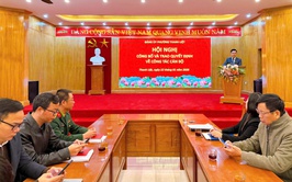 Đồng chí Cao Ngọc Hà giữ chức Chỉ huy trưởng Ban Chỉ huy Quân sự phường Thanh Liệt