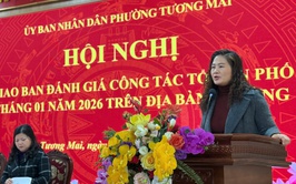 Phường Tương Mai tổ chức hội nghị giao ban với các 
Tổ dân phố tháng 01/2026
