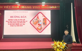 XÃ VĨNH THANH TỔ CHỨC HỘI NGHỊ TẬP HUẤN LẬP VÀ NIÊM YẾT DANH SÁCH CỬ TRI PHỤC VỤ BẦU CỬ NĂM 2026