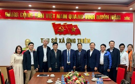 Học viện Nông nghiệp Việt Nam làm việc với UBND xã Ứng Thiên về định hướng hợp tác trong lĩnh vực nông nghiệp và phát triển địa phương