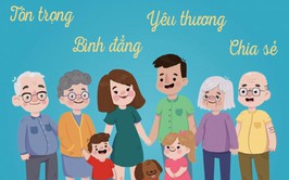 Xã Hồng Sơn tuyên truyền các video clip về Bộ tiêu chí ứng xử trong gia đình và giáo dục đạo đức, lối sống trong gia đình