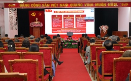 Phường Bồ Đề tiếp sóng trực tuyến Hội nghị Trung ương thông tin kết quả Đại hội XIV của Đảng