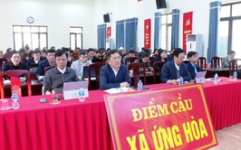 Ứng Hòa tham dự hội  nghị báo cáo viên Trung ương thông báo nhanh kết quả Đại hội XIV của Đảng.