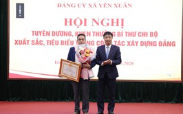 Yên Xuân tuyên dương Bí thư chi bộ xuất sắc tiêu biểu

