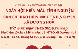 Xã Dương Hoà kêu gọi hưởng ứng Lễ hội Xuân hồng năm 2026