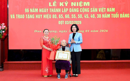 Lễ kỷ niệm 96 năm Ngày thành lập Đảng Cộng sản Việt Nam (3/2/1930 - 3/2/2026) và trao tặng Huy hiệu đợt 3/2