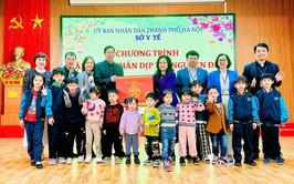 Thăm, tặng quà Tết tại các đơn vị chăm lo đối tượng bảo trợ xã hội