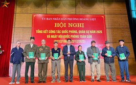 Phường Hoàng Liệt tổ chức Hội nghị tổng kết công tác Quân sự, quốc phòng và Ngày hội Quốc phòng toàn dân năm 2025