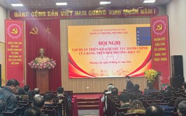 Phương Liệt tham gia Hội nghị trực tuyến tập huấn triển khai 04 thủ tục hành chính của đảng trên cổng dịch vụ công quốc gia