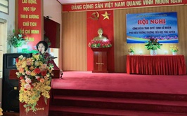 XÃ PHÚ XUYÊN TỔ CHỨC HỘI NGHỊ TRAO QUYẾT ĐỊNH BỔ NHIỆM PHÓ HIỆU TRƯỞNG TRƯỜNG TIỂU HỌC PHÚ XUYÊN