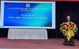 Phường Yên Hòa tổ chức Lễ ra quân Tổng điều tra kinh tế năm 2026 