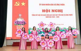 Ứng Thiên tổng kết Hội thi Giáo viên dạy giỏi cấp Tiểu học năm học 2025–2026