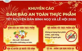 KHUYẾN CÁO BẢO ĐẢM AN TOÀN THỰC PHẨM 
TRONG DỊP TẾT NGUYÊN ĐÁN BÍNH NGỌ VÀ MÙA LỄ HỘI NĂM 2026
