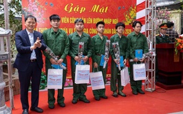 Phường Vĩnh Tuy gặp mặt động viên công dân lên đường nhập ngũ và thực hiện nghĩa vụ tham gia Công an nhân dân năm 2026