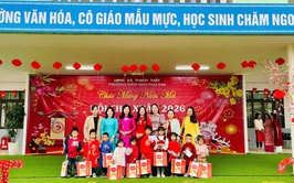 Xuân ấm áp - Tết sẻ chia tại trường mầm non Phú Kim