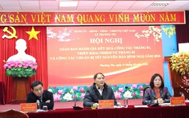 Đảng ủy xã Thường Tín tổ chức hội nghị giao ban công tác tháng 2 năm 2026
