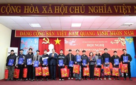 Xã Thường Tín tổ chức hội nghị trao quyết định gọi công dân nhập ngũ năm 2026