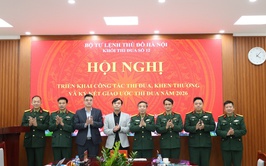 Khối thi đua số 12 Bộ Tư lệnh Thủ đô Hà Nội ký giao ước thi đua