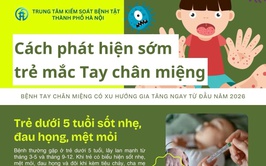 Cách phát hiện sớm trẻ mắc tay chân miệng