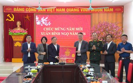 Chủ tịch UBND Thành phố Vũ Đại Thắng thăm, chúc Tết Đảng bộ, chính quyền và Nhân dân xã Mê Linh