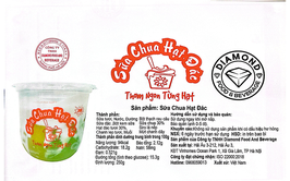 Bản tự công bố sản phẩm Sữa chua hạt đác