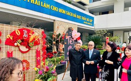 Rộn ràng Hội thi “Gói bánh chưng xanh - Trao Tết nghĩa tình” phường Ô Chợ Dừa