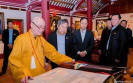 Chủ tịch UBND TP Hà Nội Vũ Đại Thắng kiểm tra công tác tổ chức lễ hội chùa Hương