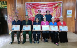 Xã Yên Xuân chúc thọ các cụ cao tuổi