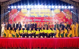 SÔI NỔI CHƯƠNG TRÌNH VĂN NGHỆ “MỪNG ĐẢNG – MỪNG XUÂN” CHÀO MỪNG CUỘC BẦU CỬ ĐẠI BIỂU QUỐC HỘI KHÓA XVI VÀ HĐND CÁC CẤP NHIỆM KỲ 2026–2031.