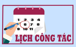 LỊCH CÔNG TÁC TUẦN CỦA LÃNH ĐẠO TRUNG TÂM (Từ ngày 02/02/2026 đến ngày 08/02/2026)