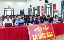 ỨNG HOÀ THAM DỰ HỘI NGHỊ NGHIÊN CỨU, HỌC TẬP, QUÁN TRIỆT NGHỊ QUYẾT SỐ 79 -NQ/TW VÀ NGHỊ QUYẾT SỐ 80 -NQ/TW CỦA BỘ CHÍNH TRỊ.