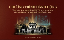 CHƯƠNG TRÌNH HÀNH ĐỘNG: Thực hiện Nghị quyết số 80- NQ/TW ngày 07/01/2026 của Bộ Chính trị về phát triển văn hóa Việt Nam
