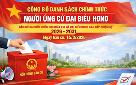 ỦY BAN BẦU CỬ XÃ CHƯƠNG DƯƠNG: Công bố danh sách chính thức những người ứng cử đại biểu HĐND xã Chương Dương nhiệm kỳ 2026 – 2031 theo từng đơn vị bầu cử