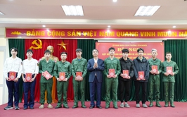 Phường Yên Nghĩa tổ chức gặp mặt thanh niên chuẩn bị lên đường nhập ngũ và quân nhân xuất ngũ năm 2026