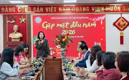 Trường Tiểu học Bùi Quốc Khái tổ chức sinh hoạt dưới cờ chào Xuân mới với chủ đề: “Mừng Đảng quang vinh, mừng xuân Bính Ngọ”