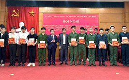 Phường Khương Đình tổ chức Hội nghị gặp mặt Công dân thực hiện nghĩa vụ quân sự, nghĩa vụ tham gia Công an nhân dân và quân nhân hoàn thành nghĩa vụ