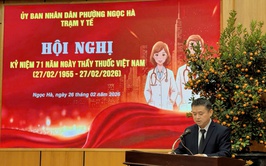 Phường Ngọc Hà kỷ niệm 71 năm Ngày Thầy thuốc Việt Nam