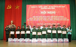 Phường Xuân Đỉnh: gặp mặt quân nhân xuất ngũ và động viên công dân nhập ngũ năm 2026